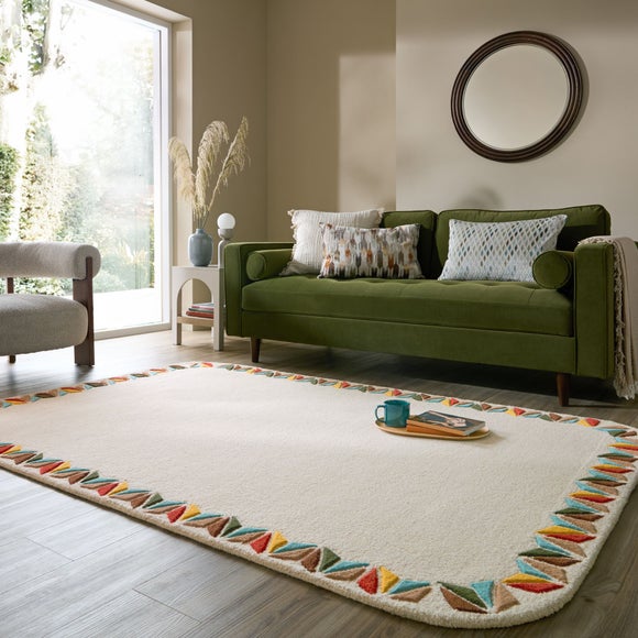 Reverie Border Wool Rug