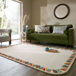 Reverie Border Wool Rug