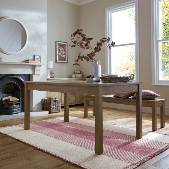 Clove Striped Wool Rug