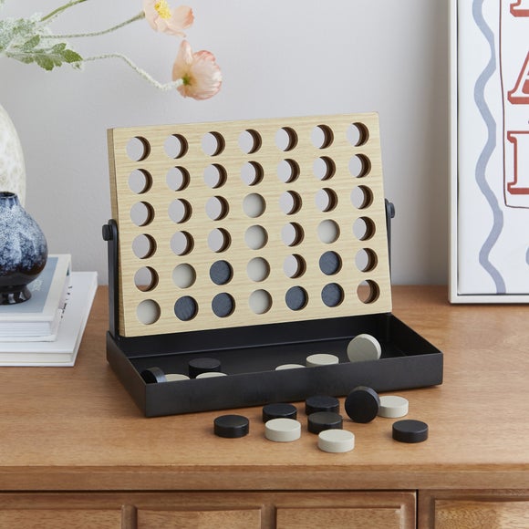 Wooden Connect 4 Game