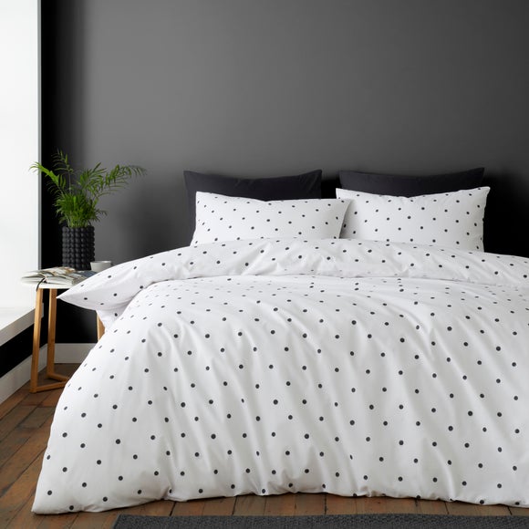 Polka Dots Polycotton Duvet Cover & Pillowcase Set
