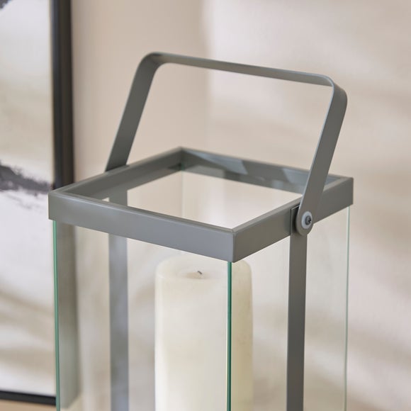 Photo 2 of Modern Glass & Metal Lantern Photo 2 of Modern Glass & Metal Lantern