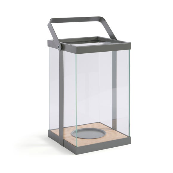 Photo 3 of Modern Glass & Metal Lantern Photo 3 of Modern Glass & Metal Lantern
