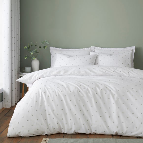 Polka Dots Polycotton Duvet Cover & Pillowcase Set