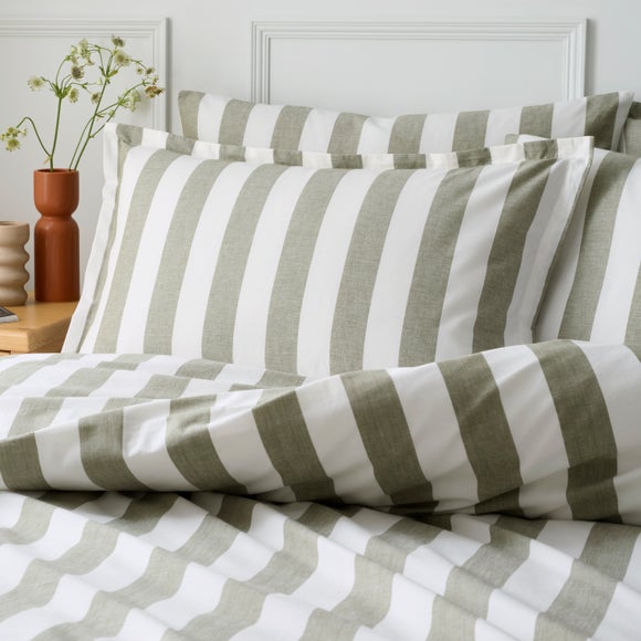 Beatrice Woven Stripe 100% Cotton Oxford Pillowcase