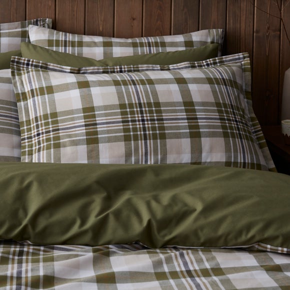 View Oakley Woven Check 100 Cotton Oxford Pillowcase View Oakley Woven Check 100 Cotton Oxford Pillowcase
