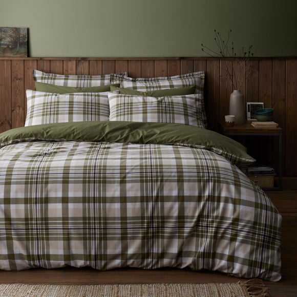 View Oakley Woven Check 100 Cotton Duvet Cover & Pillowcase Set View Oakley Woven Check 100 Cotton Duvet Cover & Pillowcase Set