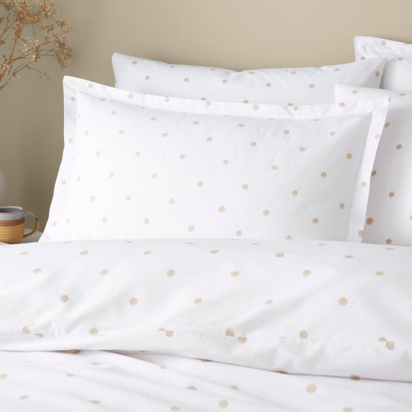 Polka Dot 100 Cotton Oxford Pillowcase