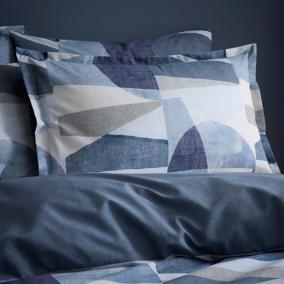 Bronte Geo Polycotton Oxford Pillowcase
