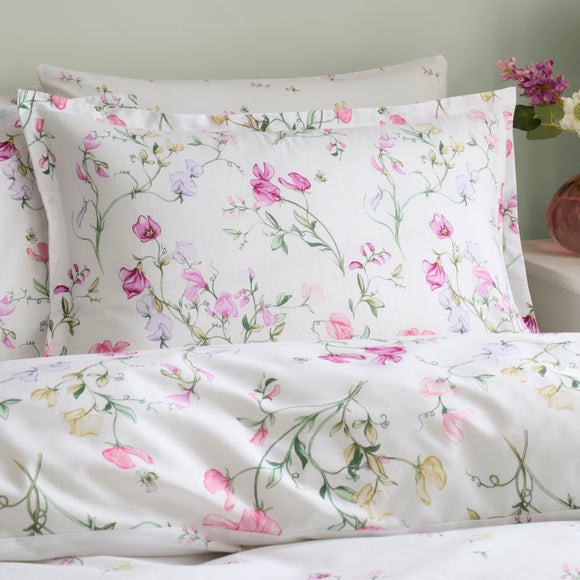 Raya Sweetpea Polycotton Oxford Pillowcase