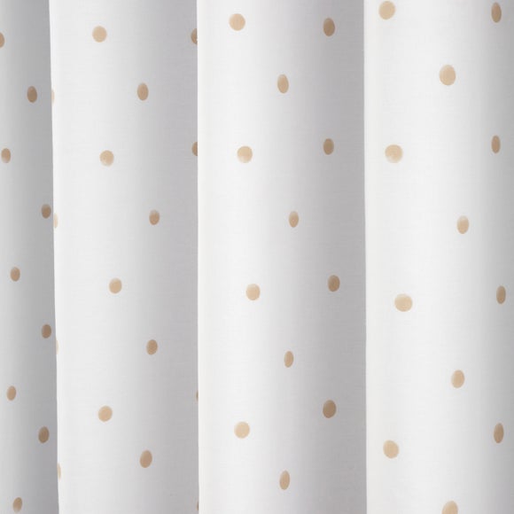 Photo 3 of Polka Dot Polycotton Blackout Eyelet Curtains Photo 3 of Polka Dot Polycotton Blackout Eyelet Curtains
