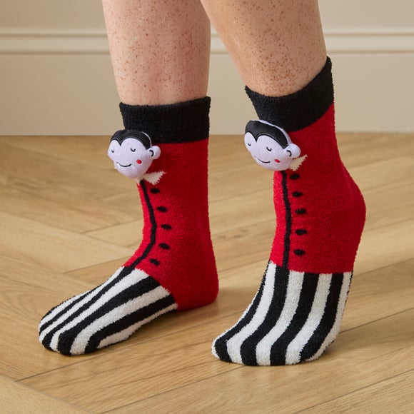 Photo of victor the vampire cosy socks