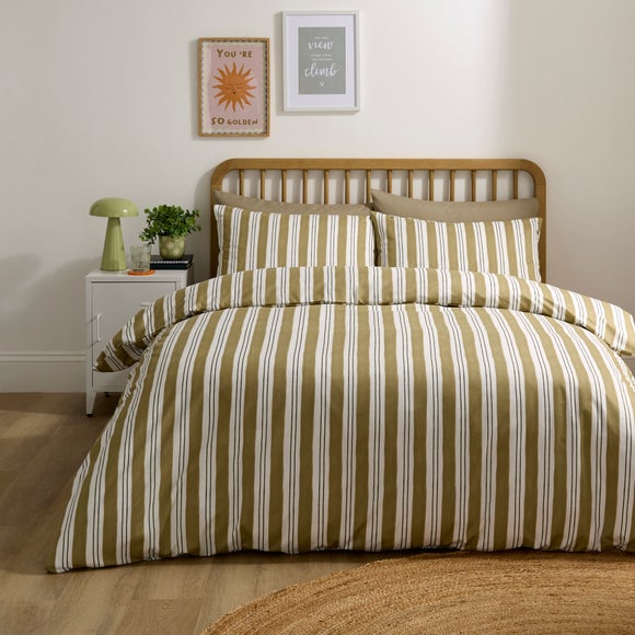 View Revel Stripe Quilt Cover & Pillowcase Set View Revel Stripe Quilt Cover & Pillowcase Set