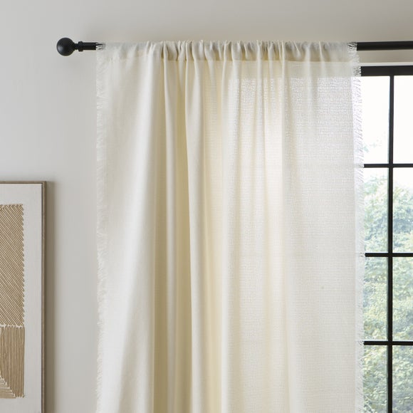 Bondi Raw Edge Slot Top Voile Panel