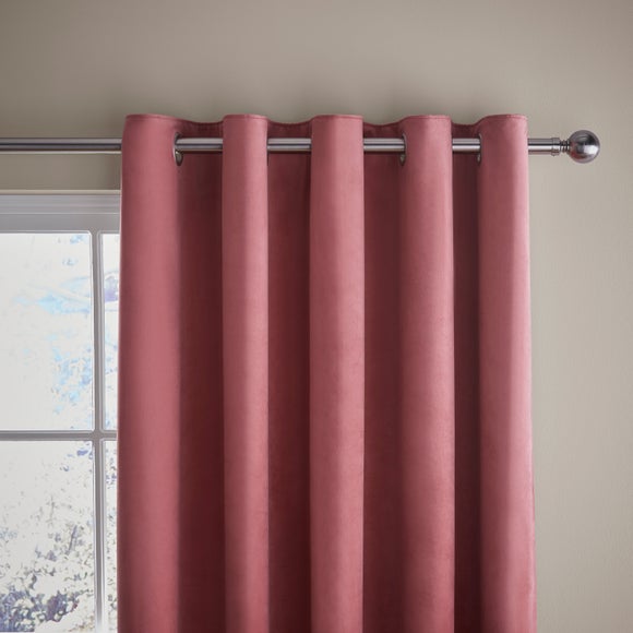 Luxe Velour Eyelet Curtains (Blackout Available)