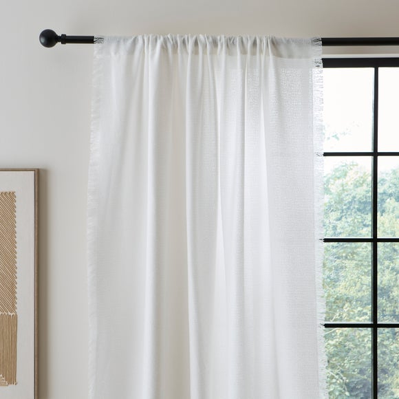 Bondi Raw Edge Slot Top Voile Panel