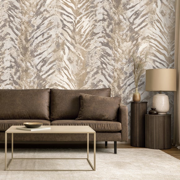 Snake Print Abstract Wall Mural