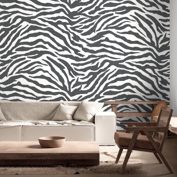 Zebra Print Wall Mural