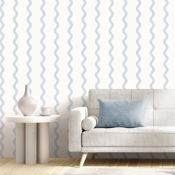 Wiggle Stripe Wallpaper