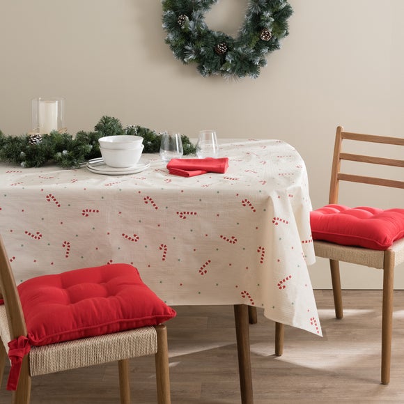 Kids Christmas Print Wipe Clean Tablecloth
