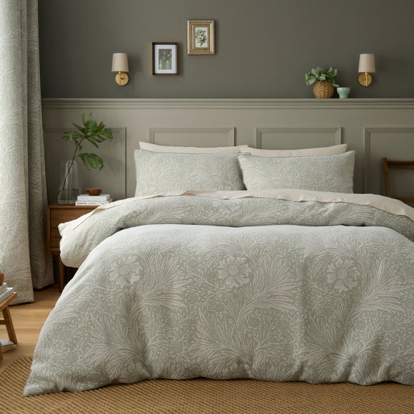 Photo 1 of Marigold Jacquard Duvet Cover & Pillowcase Set