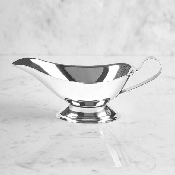 Silver Metal Gravy Boat