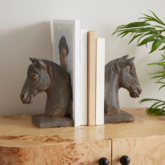 View Horse Head Bookends View Horse Head Bookends