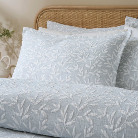 Ecton Leaf Jacquard Oxford Pillowcase