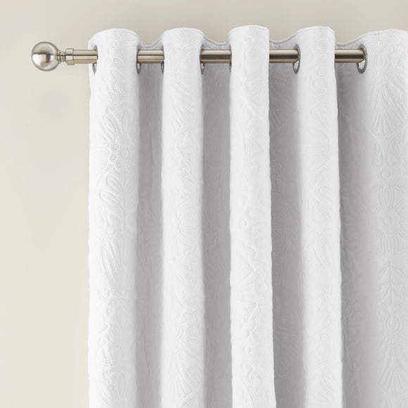 Hani Pinsonic Quilted Blackout Eyelet Curtains