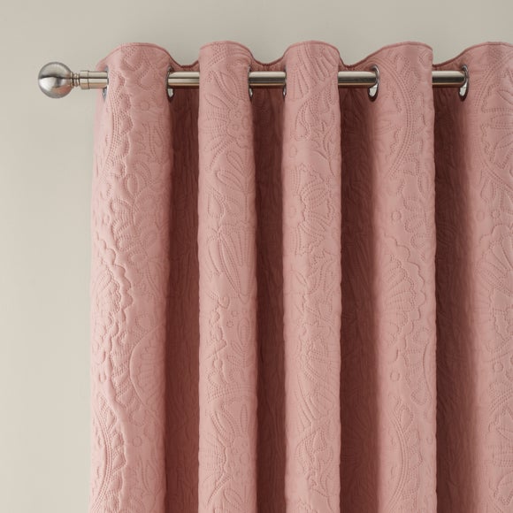 Hani Pinsonic Quilted Blackout Eyelet Curtains
