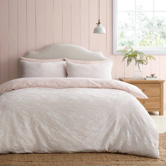 View Aurora Floral Jacquard Duvet Cover & Pillowcase Set View Aurora Floral Jacquard Duvet Cover & Pillowcase Set