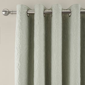 Hani Pinsonic Quilted Blackout Eyelet Curtains
