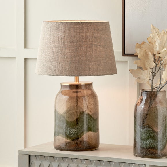 Pacific Lifestyle Valtellina Milos Glass Table Lamp