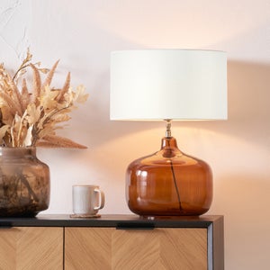 Pacific Lifestyle Corby Harry Glass Table Lamp