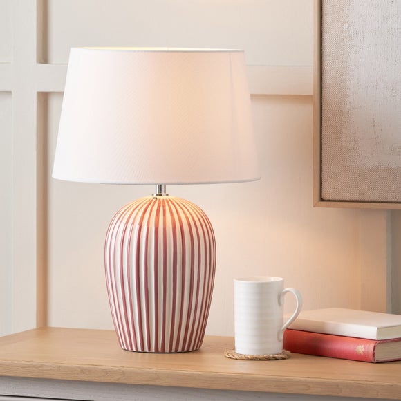 View Pacific Lifestyle Cannes Striped Table Lamp View Pacific Lifestyle Cannes Striped Table Lamp