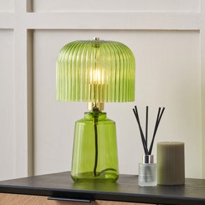 Pacific Lifestyle Zandra Retro Ribbed Table Lamp