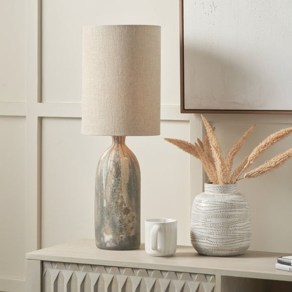 Pacific Lifestyle Palmino Glass Bottle Table Lamp