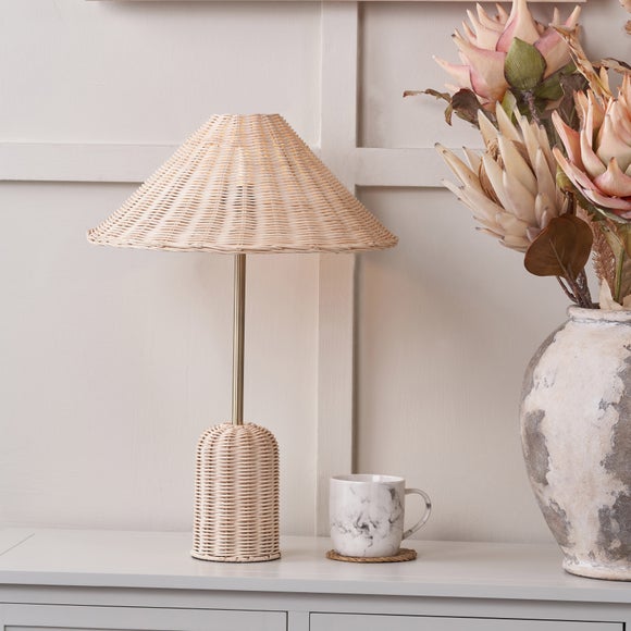 Click to view product details and reviews for Pacific Lifestyle Hali Boho Rattan Table Lamp.