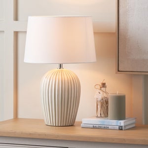Pacific Lifestyle Cannes Striped Table Lamp