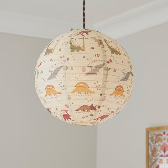 View Dinosaur Easy Fit Round Pendant Shade View Dinosaur Easy Fit Round Pendant Shade