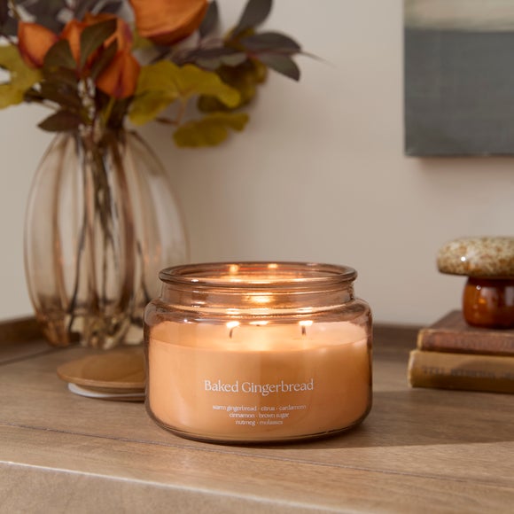 View Baked Gingerbread Multi Wick Candle View Baked Gingerbread Multi Wick Candle