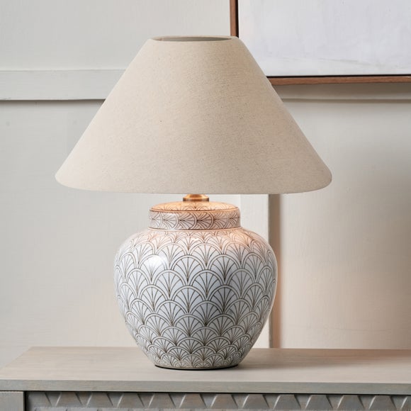 Pacific Lifestyle Barbier Art Deco Harley Table Lamp