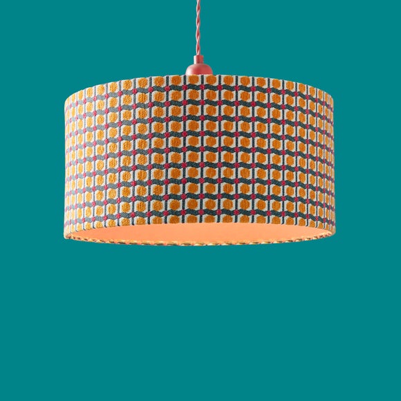 Yinka Ilori Sweet Flows Easy Fit Drum Lamp Shade