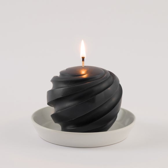 View Unscented Twist Shaped Wax Candle View Unscented Twist Shaped Wax Candle