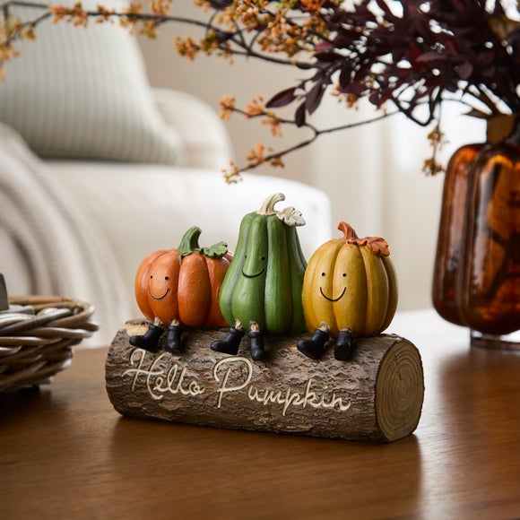 Hello Pumpkin Resin Ornament