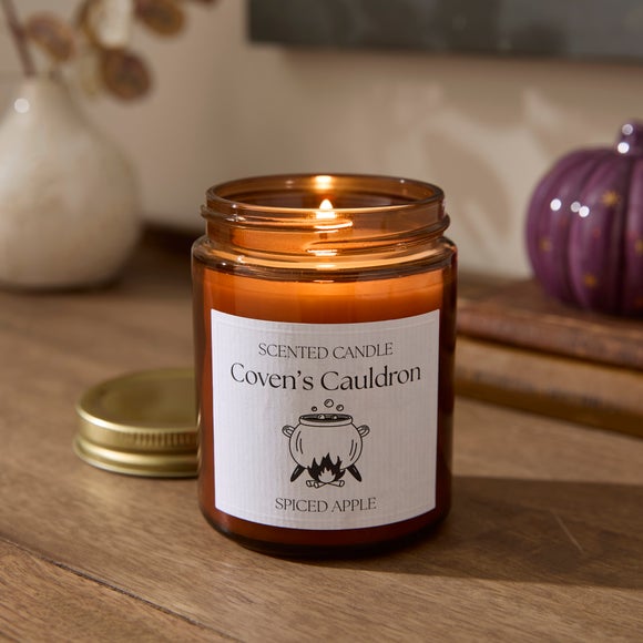 Coven's Cauldron Spiced Apple & Cinnamon Jar Candle