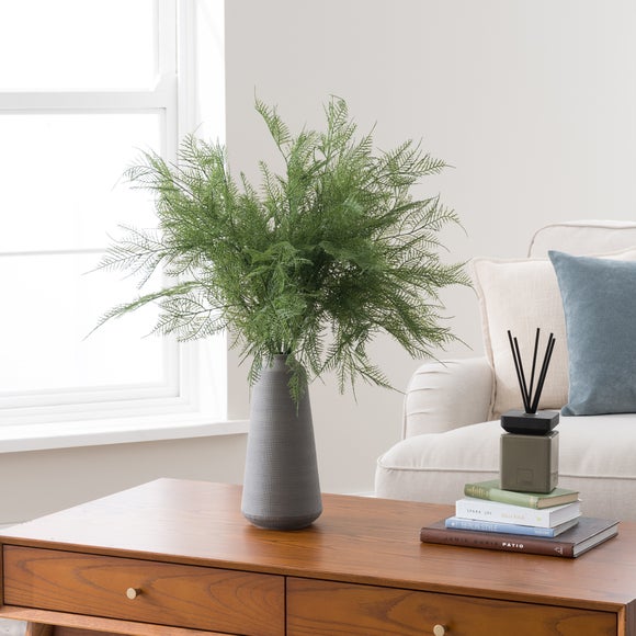 Artificial Green Asparagus Fern Spray