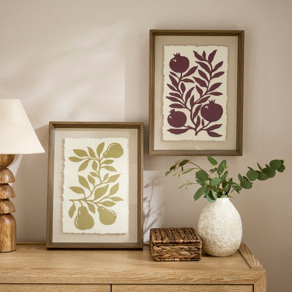 View Set Of 2 Textured Vegetable Framed Prints View Set Of 2 Textured Vegetable Framed Prints