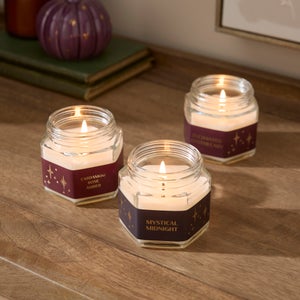 Midnight Zodiac Set Of 3 Mini Candles