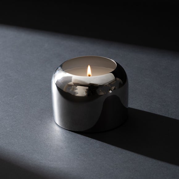 Luxe Silver Amber & Bergamot Candle